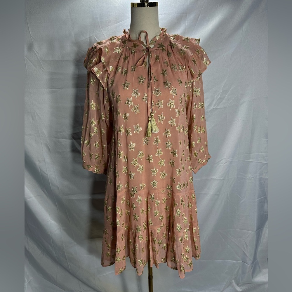 UNCLE FRANK Pink Floral Dress size S brand new